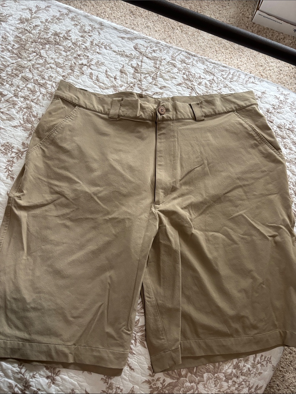 Under Armour Men's Flat Front Khaki Shorts